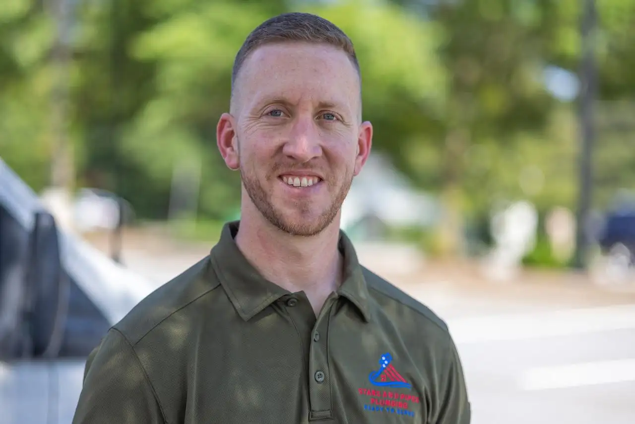 Sean Nelson of Stars and Pipes Plumbing Atlanta on a plumbing job in Gwinnett County, Georgia
