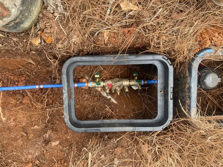 Stars and Pipes Plumbing Atlanta repairing a root-damaged main sewer line in Lilburn, GA
